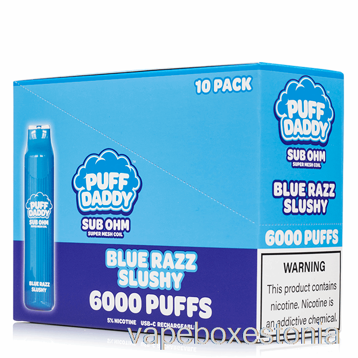 Vape Box Estonia [10-pack] Puff Daddy 6000 ühekordne